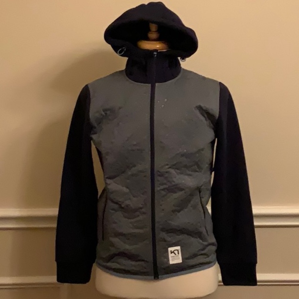 Kari Traa Emma Hybrid Midlayer Jkt - Nava (Blue/Navy)